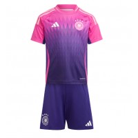 Camiseta Alemania Segunda Equipación Replica Eurocopa 2024 para niños mangas cortas (+ Pantalones cortos)
